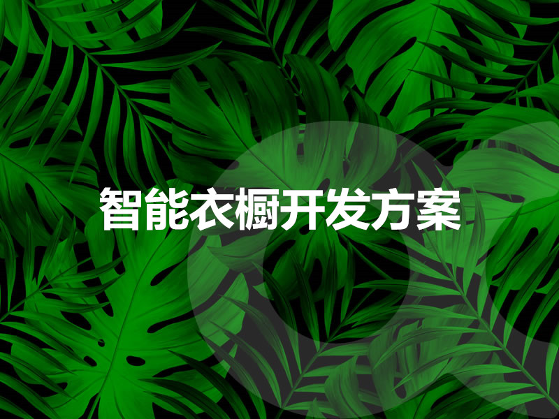 智能衣櫥開(kāi)發(fā)方案