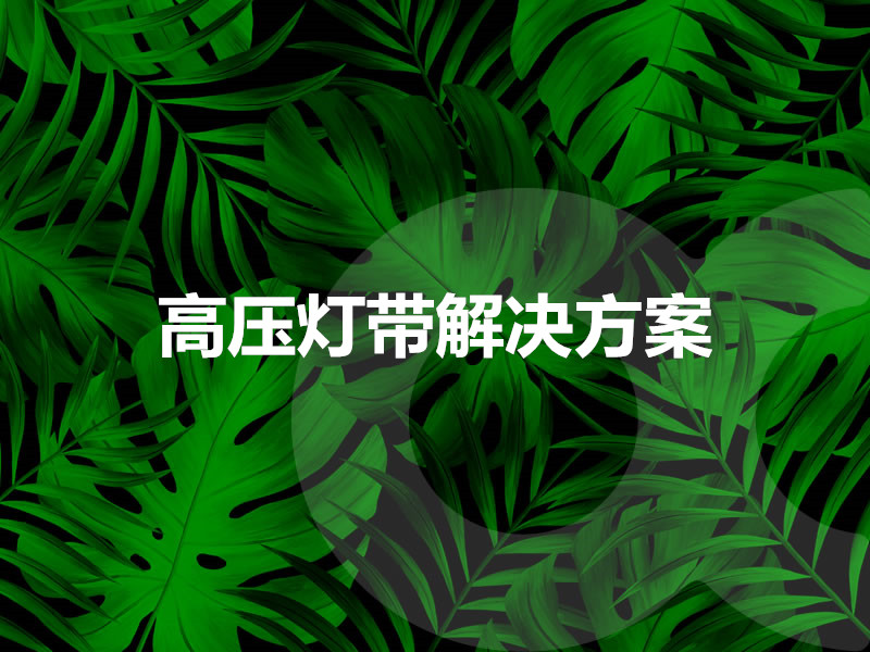 高壓燈帶解決方案