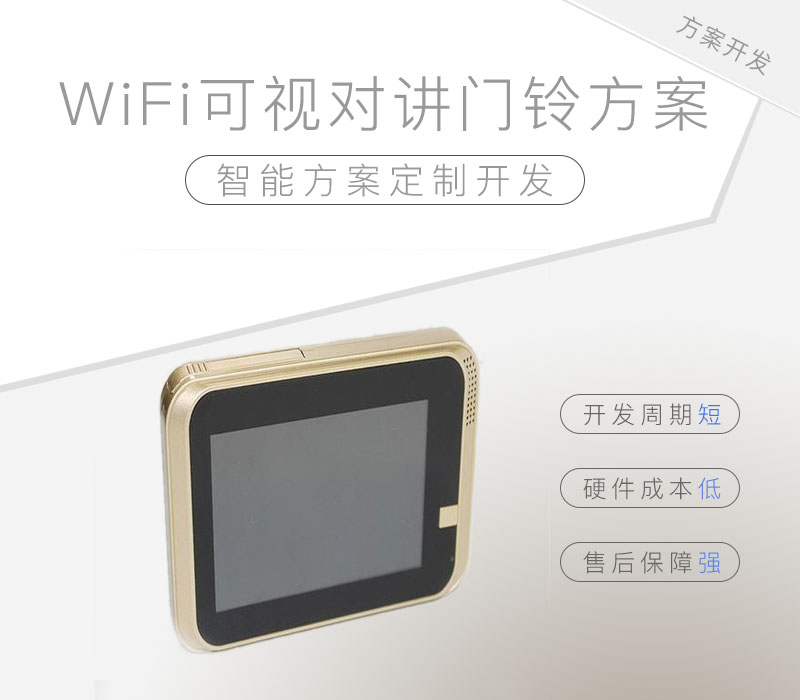 WiFi貓眼可視對講門(mén)鈴解決方案